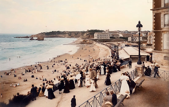 Главный пляж в Биаррице